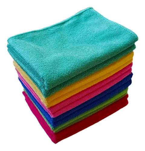 Pano P/ Limpeza Multiuso Microfibra Camesa 35x55cm Flanela Kit 6 Un.