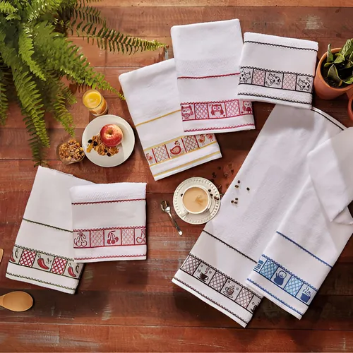 Pano De Copa Gourmet Appel 45x68 Cm Cor Cheff